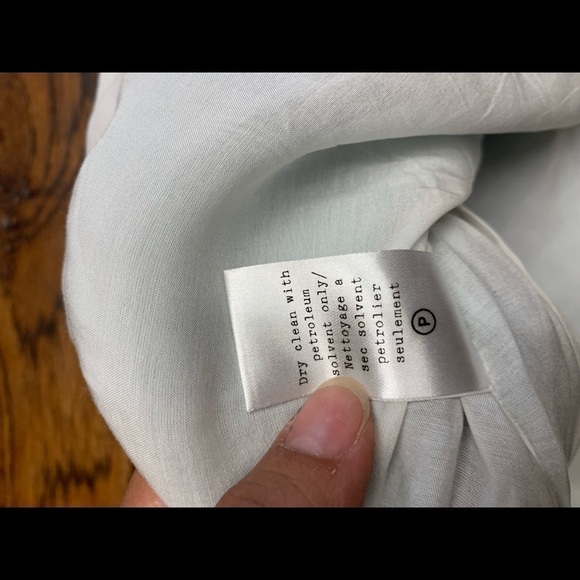 Rag & bone silk blend high low blouse - Picture 5 of 6